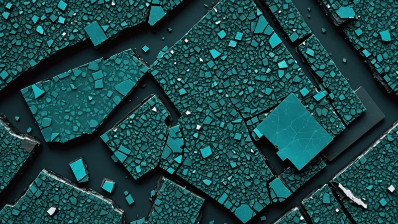 Abstract electrochemical visualization representing battery cathode materials